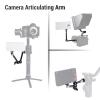11 Articulating Magic Arm Clamp Mount, Camera Monitor Mount with 1/4 Screw and Locating Pins & Holes, Articulating Arm for DSLR Action Camera Video Light view 2