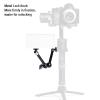 11 Articulating Magic Arm Clamp Mount, Camera Monitor Mount with 1/4 Screw and Locating Pins & Holes, Articulating Arm for DSLR Action Camera Video Light view 3