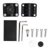 0 Degree Transducer Pole Mount, Fit for Panoptix Transducer, ABS Material, Stable and Performance, High Viewing Angle, for Panoptix LiveScope Ice Fishing Bundle, for Panoptix view 1