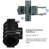 0 Degree Transducer Pole Mount, Fit for Panoptix Transducer, ABS Material, Stable and Performance, High Viewing Angle, for Panoptix LiveScope Ice Fishing Bundle, for Panoptix view 2