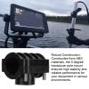 0 Degree Transducer Pole Mount, Fit for Panoptix Transducer, ABS Material, Stable and Performance, High Viewing Angle, for Panoptix LiveScope Ice Fishing Bundle, for Panoptix view 4