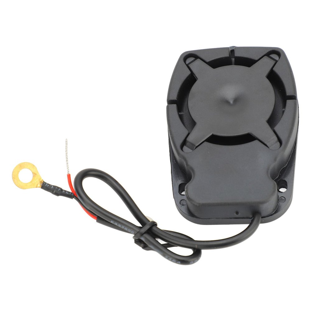 12V Electronic Buzzer Alarm Sounder, Small Size, 110-120DB Loud , 1.8-2.4Hz Frequency, ABS Material, Easy Installation, for Cars, Trucks, Motorcycles
