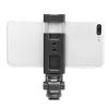 Aluminum Alloy Phone Tripod Mount with Cold Shoe and 1/4 Screw for Smartphone Holder & Live Streaming view 2