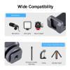 Aluminum Alloy Phone Tripod Mount with Cold Shoe and 1/4 Screw for Smartphone Holder & Live Streaming view 4