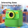 Luocute Kids Digital Camera Kids Camera Instant Print Versatile Video Photo Toy 2.4 Inch Screen Buil in 32GB Card 10 Year Old Girl Birthday Gifts 6 Year Old Boy Birthday Gift (Green) view 4
