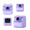 Instant Print Camera for Kids, 2.4 Inch Screen 1080P Kids Camera Instant Print with 2 Rolls Paper, Built in 32GB Card, for Boys & Girls (Purple) view 1