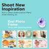 Instant Print Camera for Kids, 2.4 Inch Screen 1080P Kids Camera Instant Print with 2 Rolls Paper, Built in 32GB Card, for Boys & Girls (Purple) view 3