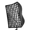 50x70cm Foldable Nylon Honeycomb Grid for Softbox - Soft Light Control Cellular Mesh Compatible with 4-Corner Studio Softboxes (19.7x27.6in) view 2