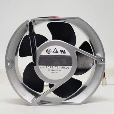 109E1724V5K03 DC 24V 1.3A 31.2W 17251 3-Wire Inverter Cooling Fan