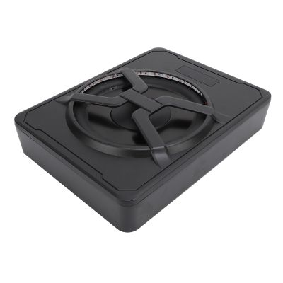 10 Inch 800W Slim Underseat Subwoofer with Amplifier Under Seat Active Powered Car Truck Subwoofer Sub K GX10APR (Blue)