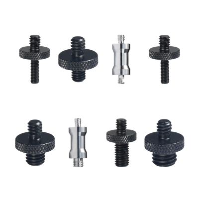 BMXIJW 1PCS Cameras Screw Male 1/4'' to 1/4 3/8 5/8 M4 M5 M6 M8 M10 M12 Inch Tripod Mount Adapter Quick Release Plate for DSLR Ballhead(CS002)