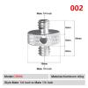 BMXIJW 1PCS Cameras Screw Male 1/4'' to 1/4 3/8 5/8 M4 M5 M6 M8 M10 M12 Inch Tripod Mount Adapter Quick Release Plate for DSLR Ballhead(CS002) view 2
