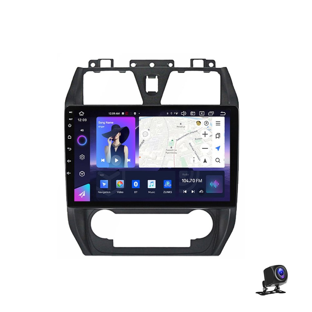 Android 13 Car Stereo MP5 Player with Navigation 9 Inch Touchscreen Car Radio Compatible with Geely Emgrand EC7 2009~2016 Support 4G/WiFi/FM/SWC/DSP/Android Auto/Carplay,NF4