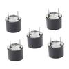 DECHOUS 5 PCS Dc Sound Alarm Small Enclosed Electronic Electromagnetic with Wires Black for Industrial Applications Low Power Consumption Output view 1