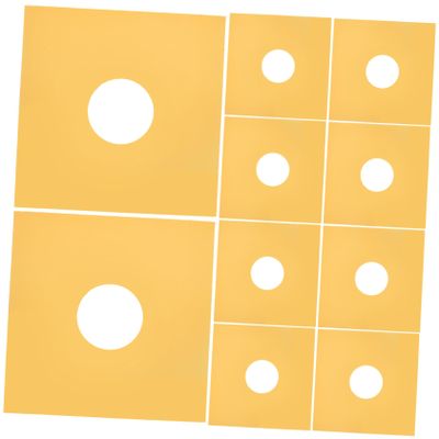 LIOOBO 10PCS Record Protective Sleeves Durable for for Storage and Preservation