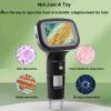1600X Digital Microscope, Handheld Magnifier, 2.4 Inch Screen, 8 Adjustable LED Lights, PC View, Photo A Video, Portable Microscope with Stand for Teen Adult view 3