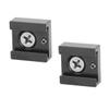 FELTECHELECTR 2Pcs Cold Shoe Flash Adapter Quick Release Bracket for Cameras Durable Mount Clamp Style Compatible with Flashes Black view 1