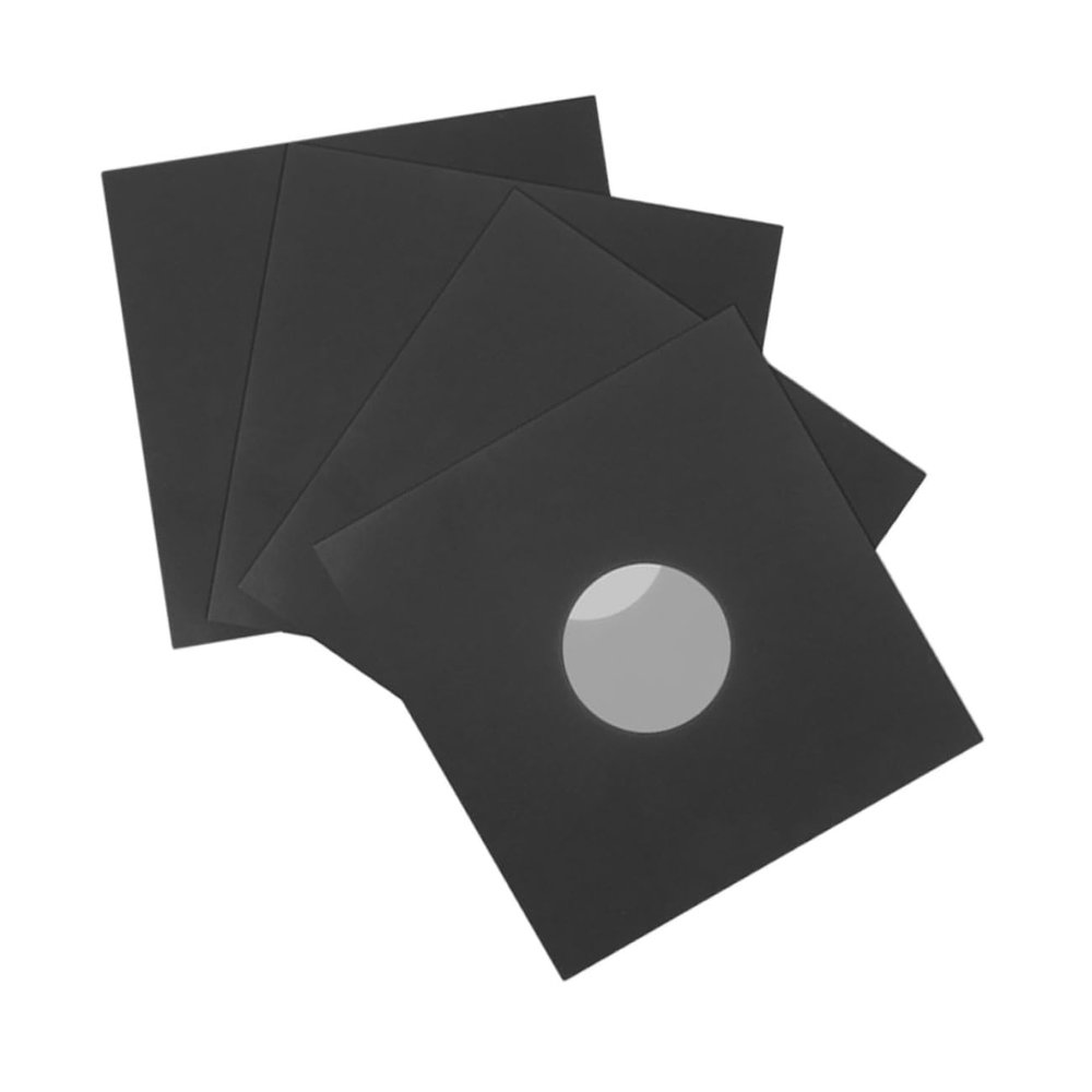 ABOOFAN 4Pcs Vinyl Record Outer Sleeves Protective Covers for Albums Scratches for Vinyl Record Lovers Present for Collectors