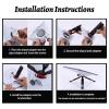 jiingekk Satellite Poles Mount Set Portable Tripod Mount With Tripod Adapter Height Adjustable Tripod Stand view 2