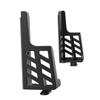 SWOOMEY 1pc Double-Slot Wall Bracket Holder for Tablets Mobile Phones Storage Stand Space-Saving Design Easy Installation Compatible Various Occasions Black view 1