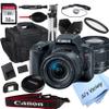 Canon EOS Rebel SL2 DSLR Camera with 18-55mm f/3.5-5.6 STM Zoom Lens + 32GB Card, Tripod, Case, and More (18pc Bundle) (Renewed) view 1