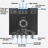 ZKAS21 Compact 2.1Channel TPA3255 BT Digital Power Amplifier Board Module High and Low Tone Subwoofer Power Amplifier Board 220W*2+350W for Home Theater Systems and Audio view 3