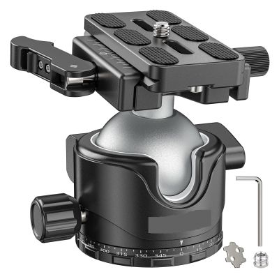 EH36L 36mm Ball Head Low Gravity Low Profile Tripod Head 360 Panoramic Ball Head for DSLR Tripod Monopod(46mm Ball Head)
