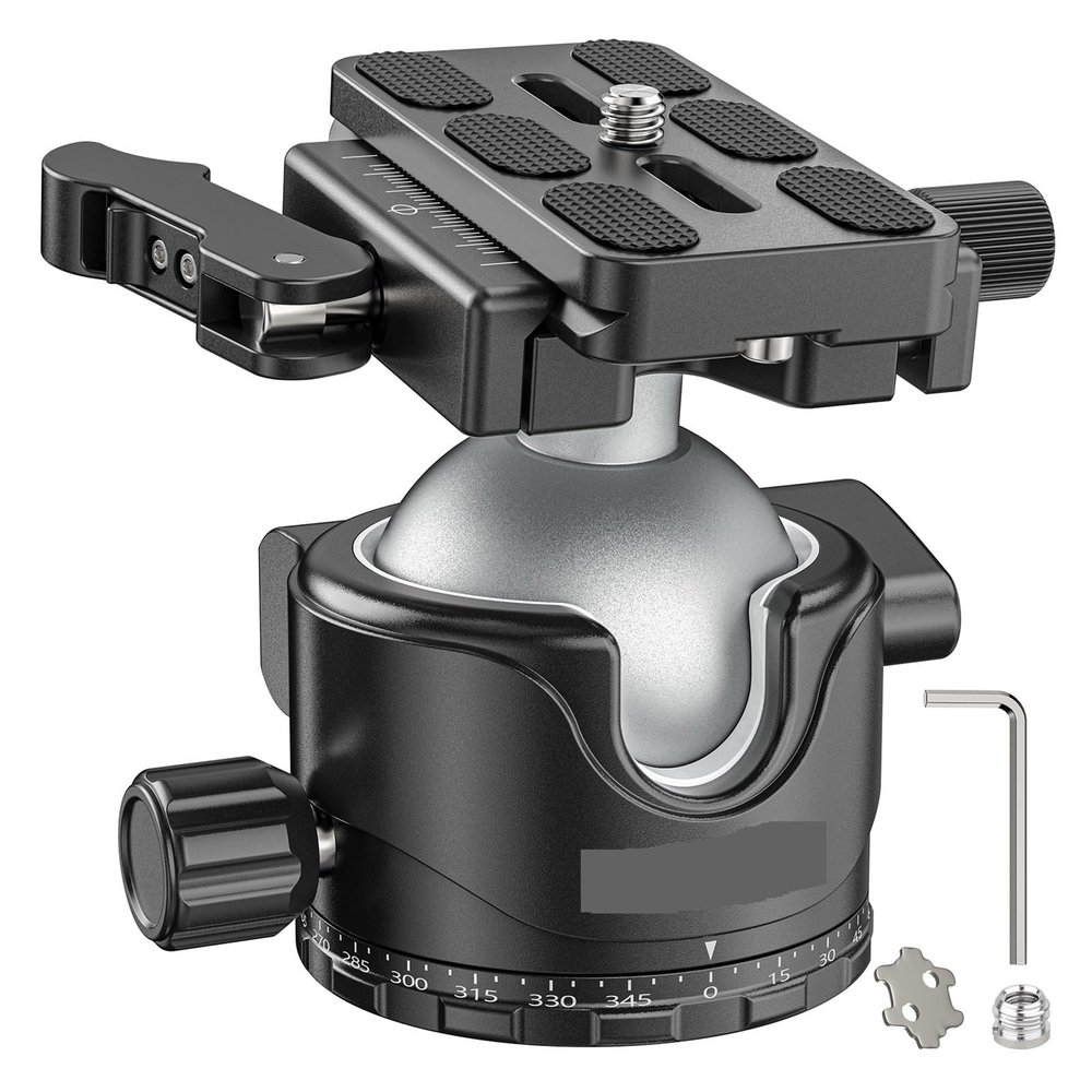 EH36L 36mm Ball Head Low Gravity Low Profile Tripod Head 360 Panoramic Ball Head for DSLR Tripod Monopod(46mm Ball Head)