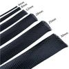 10M Flexible Cable Sleeving, Width 4~30mm Compact PET Sleeve for Vehicle Harness Finishing and Protection(30mm) view 3