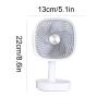 BMXCY Plastic Desktop Fan Multifunctional Desktop Fan Rechargeable Desktop Fan Three-Speed Desktop Fan Silent Desktop Fan view 2