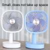 BMXCY Plastic Desktop Fan Multifunctional Desktop Fan Rechargeable Desktop Fan Three-Speed Desktop Fan Silent Desktop Fan view 3
