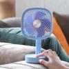 BMXCY Plastic Desktop Fan Multifunctional Desktop Fan Rechargeable Desktop Fan Three-Speed Desktop Fan Silent Desktop Fan view 4