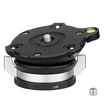 Tripod Head LH5 Tripod Leveling Base 3s Fastly Adjusting Plate Horizontal Adjustment(LH6)
