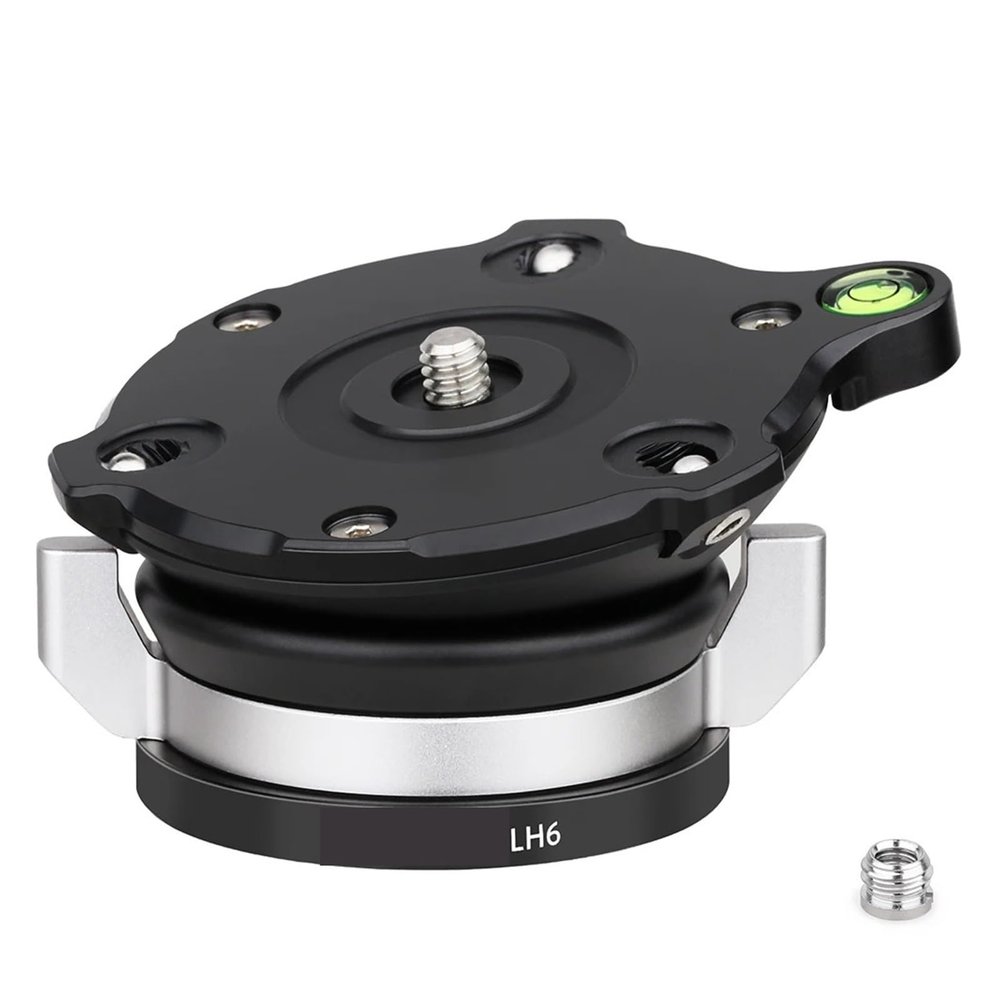 Tripod Head LH5 Tripod Leveling Base 3s Fastly Adjusting Plate Horizontal Adjustment(LH6)