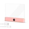 KYOFIS Rechargeable LED Flat Book Light, Timer, Dimmable Brightness, Portable Panel Plate Reading Lamp for Night, Gifts for Readers(Pink) view 1