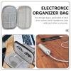NUOBESTY Digital Accessories Storage Bag for Cables and Chargers Portable Electronic Organizer Pouch for Travel Essentials Capacity Compact Design view 4