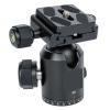 B5 Ballhead Tripod Mount Adapter 36mm Ball Head Adapter 1/4 3/8 Inches Screw Hole Quick Release Plate for Camera Tripod view 1