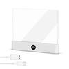 KYOFIS Rechargeable LED Flat Book Light, Timer, Dimmable Brightness, Portable Panel Plate Reading Lamp for Night, Gifts for Readers(White) view 1
