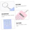 FONDOTIN 2pcs Creative Calculator Pendant Keychain Hanging Ornament for School and Office for Students and Professionals view 2