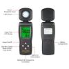 AS803 Digital Illuminance Meter Range Up to 200,000 Lux 180 Rotatable Sensor Backlight Display for Warehouses Farms view 2