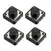 100PCS PCB Tactile Tact Mini Push Button Switch SMD 4pin Micro Switch 12 * 12 * 4.3/5/6/7/8/9 MM 12x12*4.3/4.5MM/5MM/5.5MM/6MM/6.5H(12x12x4.5H) view 2