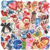 105PCS Coquette Stickers Pack, Cute Aesthetic Stickers, Small Coquette Sticker Pack, Holographic Waterproof Vinyl Decals for Water Bottles, Laptop, Phone Case, Tablet & Scrapbook Decor view 1