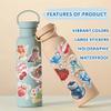 105PCS Coquette Stickers Pack, Cute Aesthetic Stickers, Small Coquette Sticker Pack, Holographic Waterproof Vinyl Decals for Water Bottles, Laptop, Phone Case, Tablet & Scrapbook Decor view 4