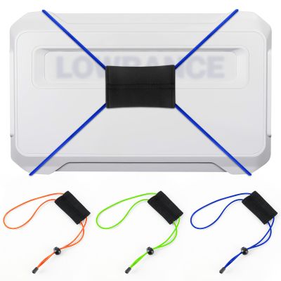 HolyMaji 3 Pcs Fishing Graph Cover Straps - Keep Your Fish Finder Cover Secure During Travel (3 Colors)