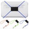 HolyMaji 3 Pcs Fishing Graph Cover Straps - Keep Your Fish Finder Cover Secure During Travel (3 Colors) view 1