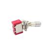 1PCS T8013-LKBQ Locking Lever 3Pin 2Position ON-ON SPDT Toggle Switch Rocker Switch T8013 6mm 3A/250VAC Self Locking T80-T view 3