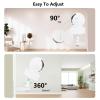 2Pack Adhesive Wall Mount Bracket Compatible with Kasa Indoor Pan/Tilt Smart Security Camera(EC70/71)/TP-Link Tapo C200/210, 360 Degree Adjustable Security Mount Holder view 3