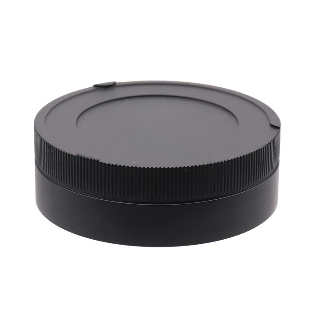 Multi-Color Metal Rear Lens Cap for Leica M Mount Camera Lenses Photography Accessory Silver Black Red Gold Blue (Black)