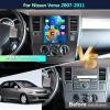 2G+64G Car Radio for Nissan Versa 2007-2011 with Wireless Carplay Android Auto,9.7" HD Touch Screen Android 13 Nissan Versa Car Stereo with GPS Navigation WiFi,Bluetooth,FM/RDS+AHD Backup Camera view 2