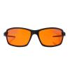 FIONOFY 100% Blue Light Blocking Amber Glasses for Sleep - Nighttime EyeWear, Computer Gaming Glasses for Men Women, Special Orange Tinted Glasses Help You Sleep and Relax Your Eyes, Black view 2
